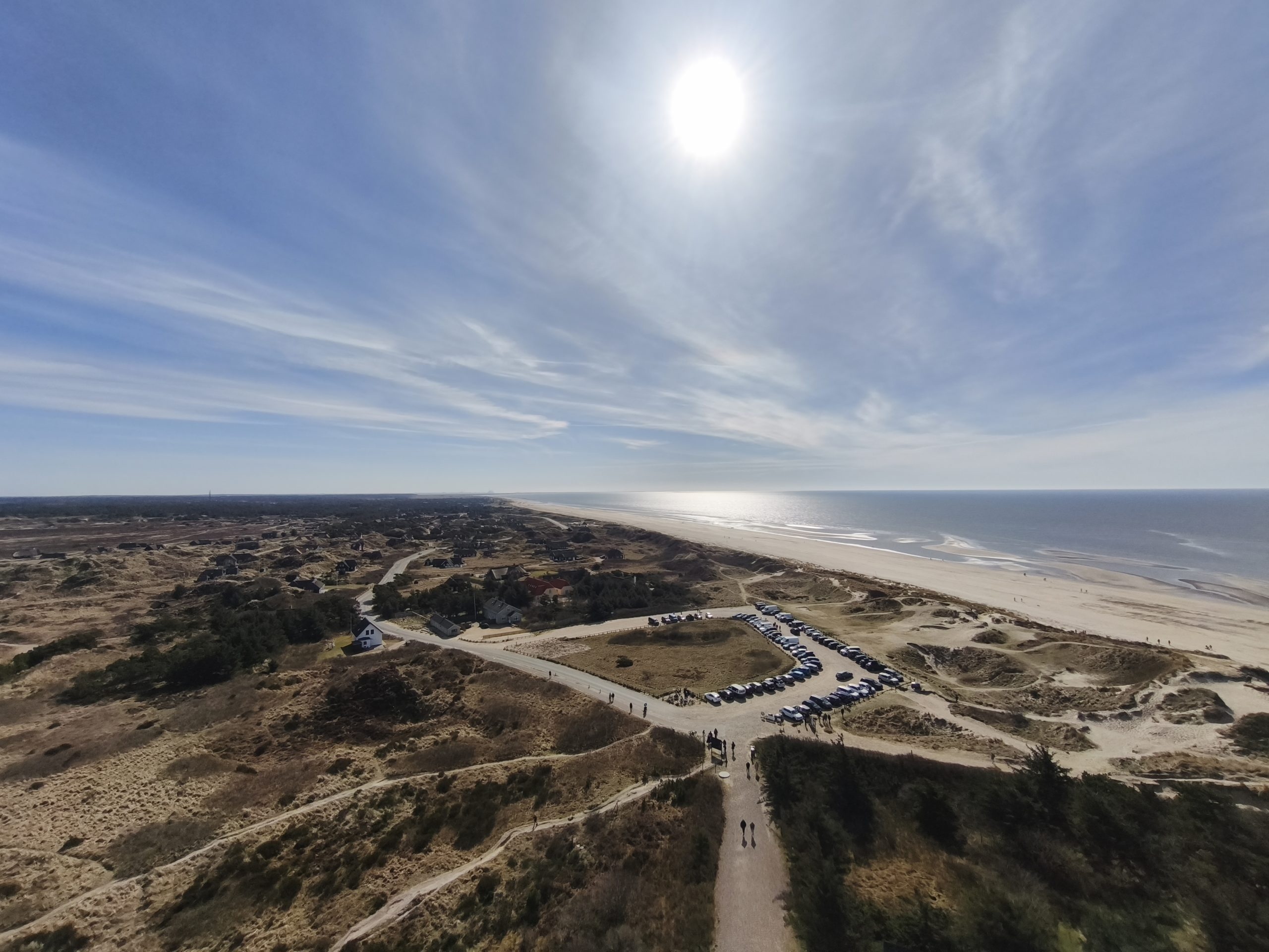 Aussicht Blåvand Leuchtturm